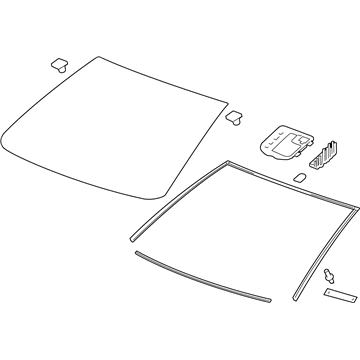 GM 19256740 Windshield