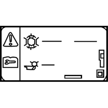 GM 22878734 A/C Label