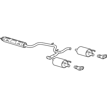 Pontiac Grand Prix Muffler - 15222105