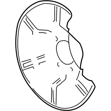 Saturn Brake Backing Plate - 88964179