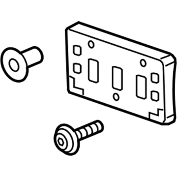 GM 95489511 License Bracket