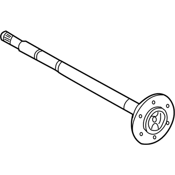 Hummer H3 Axle Shaft - 15840082
