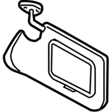 Chevy 22680436 Sunvisor