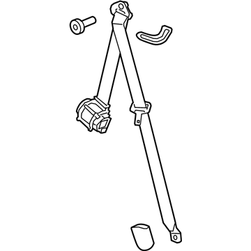 GMC Seat Belt - 19303043