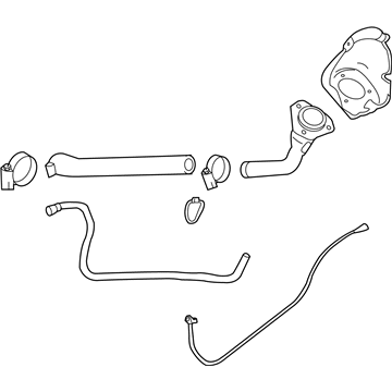 Chevy Silverado 1500 Fuel Filler Hose - 84766924