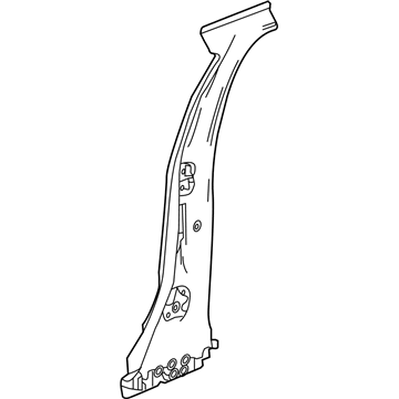GM 23326953 Center Pillar Reinforcement, Driver Side