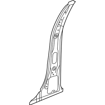 GM 84122897 Inner Center Pillar, Driver Side
