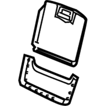 Saturn 89043066 Seat Back Panel