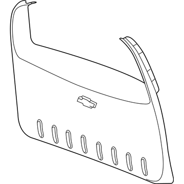 GM 15783703 Lower Trim Panel, Gray, Rear