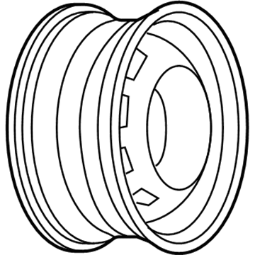 1998 GMC Jimmy Spare Wheel - 9592791