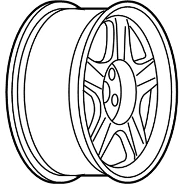 2004 Chevy Blazer Spare Wheel - 15094221