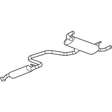 Saturn Muffler - 25844218