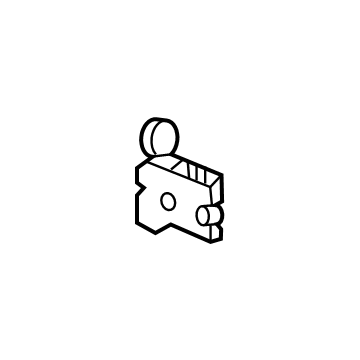GM 13581568 Lower Hinge, Rear