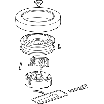 2014 Chevy Malibu Spare Wheel - 19417108