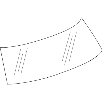 GM 84252230 Lift Gate Glass, Rear