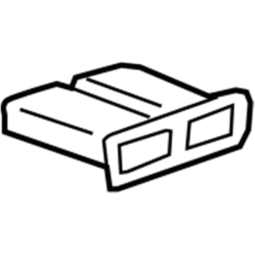 Cadillac 22786831 Rear Duct