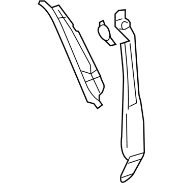 GM 89045598 Rear Pillar