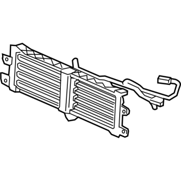 Chevy 87830734 Radiator Shutter Assembly