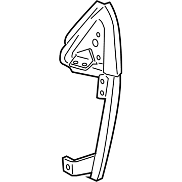 GM 12362885 Run Channel, Front Driver Side
