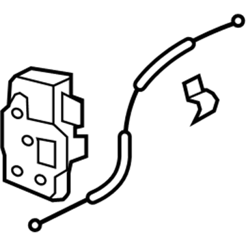 2014 Buick Enclave Door Lock Actuator - 22820697