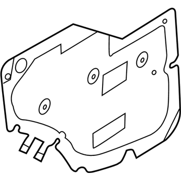 Chevy 96537548 Water Deflector