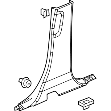 GM 23238810 Lower Center Pillar Trim, Inner Passenger Side