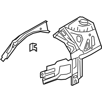 GM 39146282 Apron Assembly, Front Passenger Side