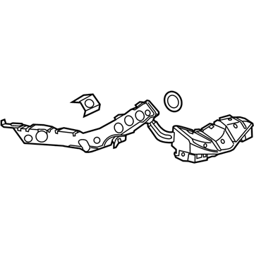 GM 42371123 Outer Support, Rear Driver Side