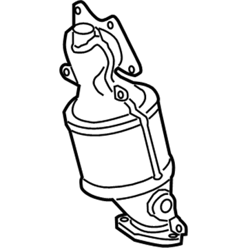 GM 12581992 Catalytic Converter, Driver Side