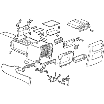 GMC Center Console - 84204941
