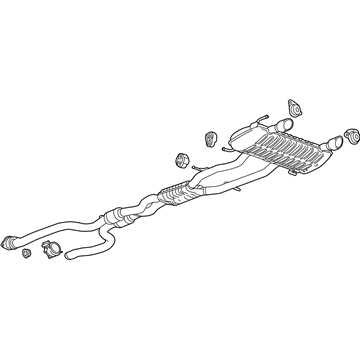 Cadillac Muffler - 84399115