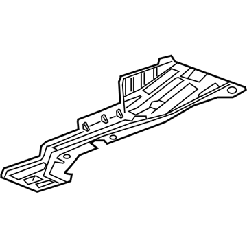 GM 23413527 Under Cover, Front Driver Side