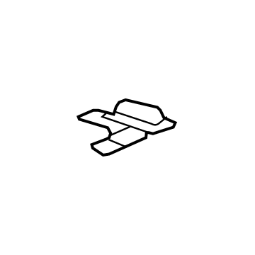 GM 23206314 Rear Reinforcement, Front Driver Side