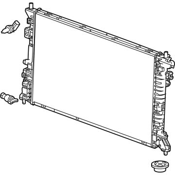 GMC Canyon Radiator - 84601193