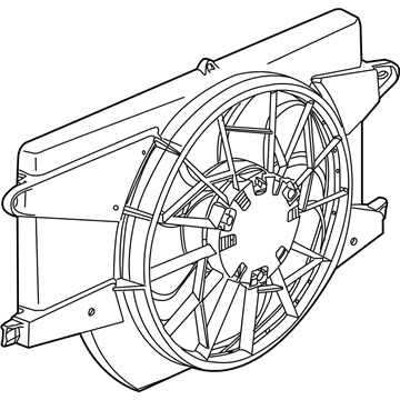 Saturn Vue A/C Condenser Fan - 15939054