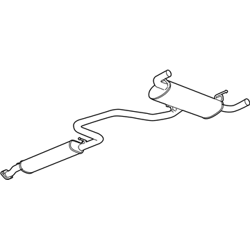 Pontiac G6 Muffler - 25844220