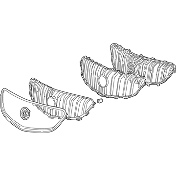 Buick 84055812 Grille Assembly