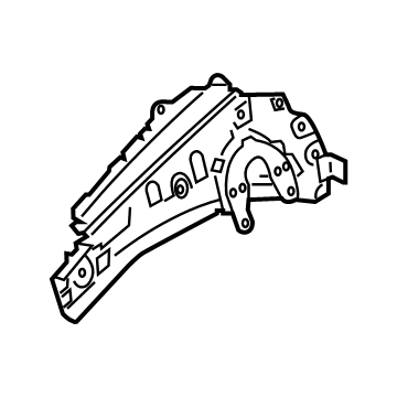 GM 42691524 Upper Rail, Front Driver Side