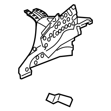 GM 42490018 Front Panel, Driver Side