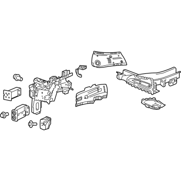 GM 42573373 Lower Rail Assembly, Front Passenger Side