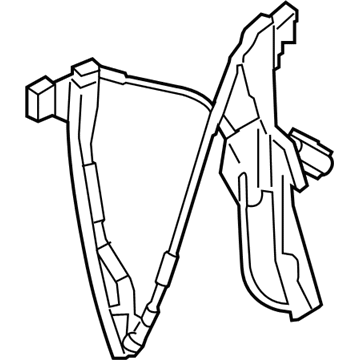 Pontiac G6 Window Regulator - 25931991