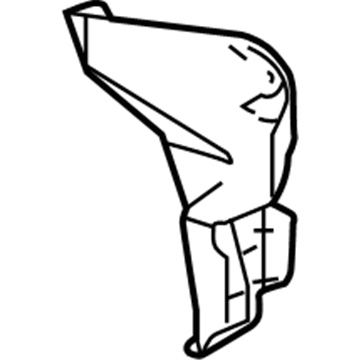 GM 20957772 Side Baffle, Driver Side