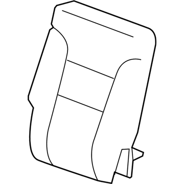 GM 84694542 Seat Back Cover, Gray, Driver Side