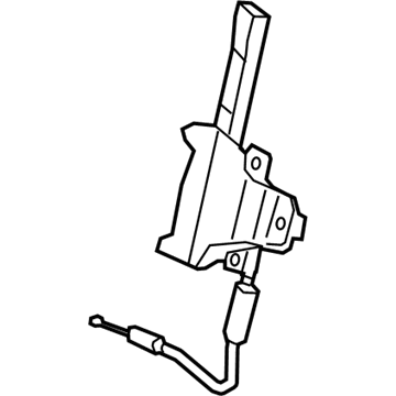 GM 84620788 Pull Strap, Gray, Passenger Side