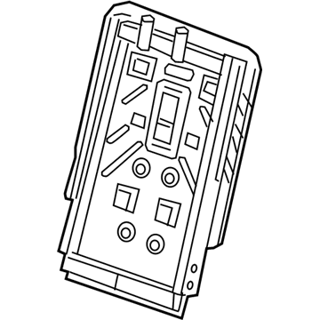 GM 84740893 Seat Back Frame, Passenger Side