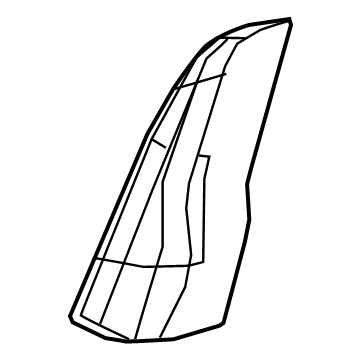 GM 26210898 Bolster Cover, Rear