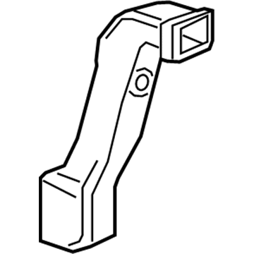 GM 22885834 Lower Duct, Passenger Side
