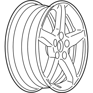 2012 Chevy Malibu Spare Wheel - 9597693
