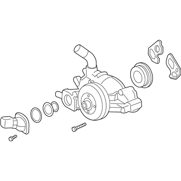 2006 Chevy Trailblazer Water Pump - 89018166