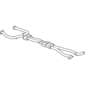 GM 92272880 Exhaust Pipe
